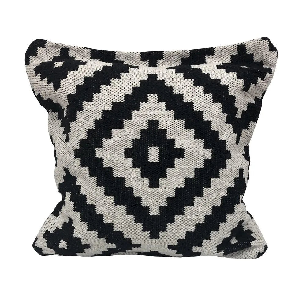 Modern Motif Lr05262 Black/White Pillow - Rug & Home