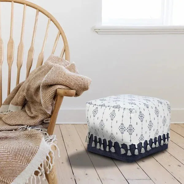Monarch 34037NAV Navy Pouf
