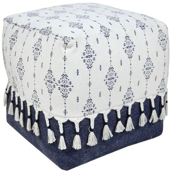 Monarch 34037NAV Navy Pouf