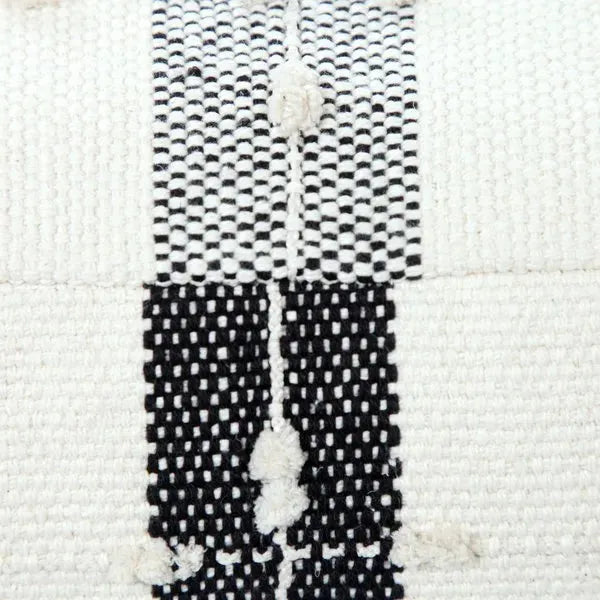 Monarch 34040BLK Black Pouf