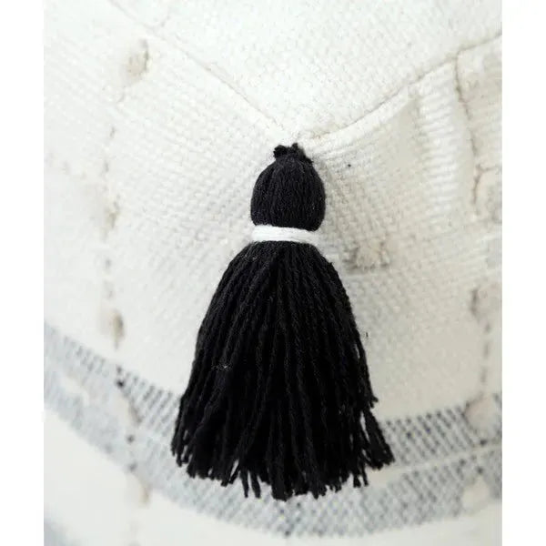 Monarch 34040BLK Black Pouf