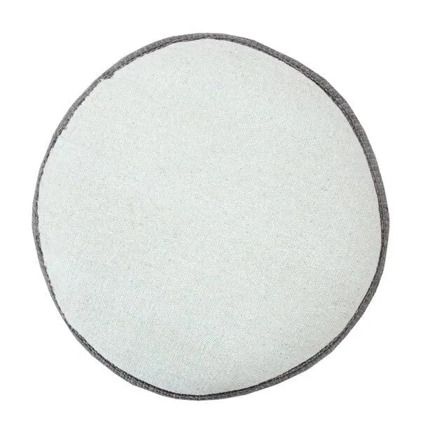 Monarch 34041GRY Grey Pouf