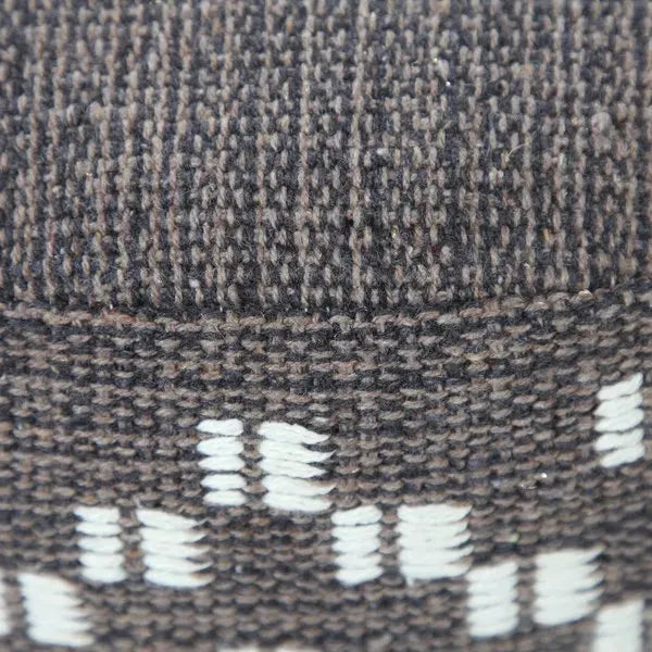 Monarch 34041GRY Grey Pouf