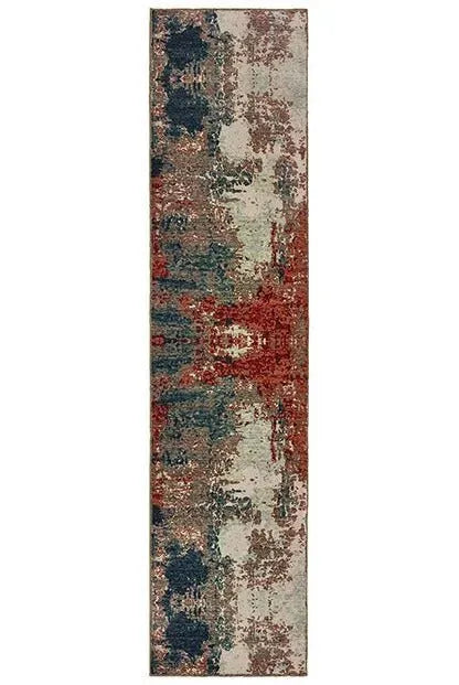 Montage 92L Blue Rust Rug