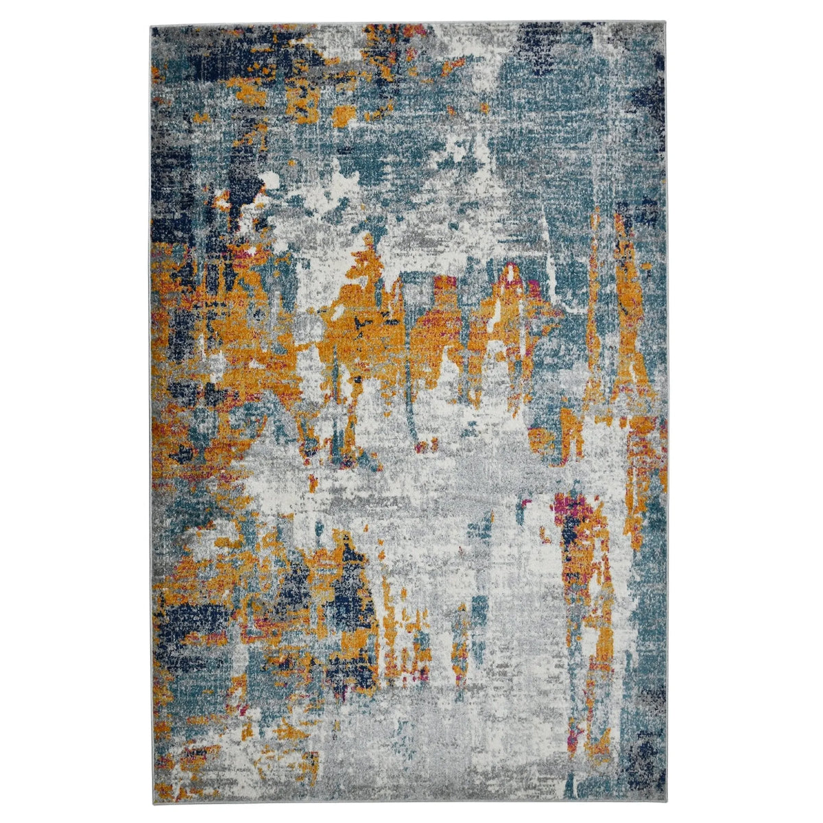 Montana MON-10 Orange/Blue Rug - Rug & Home