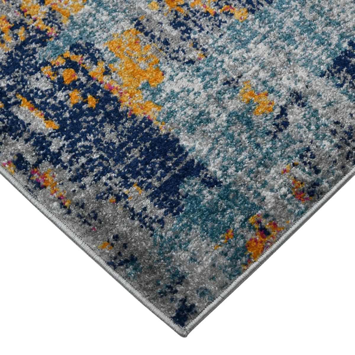 Montana MON-10 Orange/Blue Rug - Rug & Home