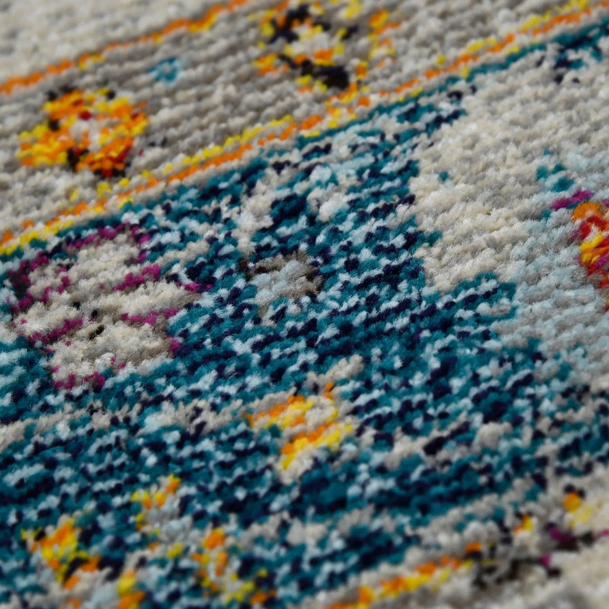 Montana MON-6 Blue/Orange Rug - Rug & Home