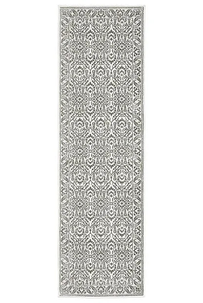 Montecito 2062H Grey/White Rug - Rug & Home