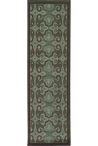 Montego 2335L Blue/ Brown Rug - Rug & Home