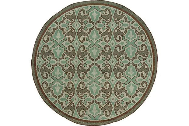 Montego 2335L Blue/ Brown Rug - Rug & Home