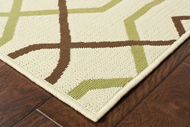 Montego 896J Ivory/ Brown Rug - Rug & Home