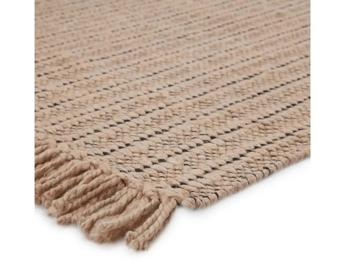 Morning Mantra MMR01 Beige/Black Rug - Rug & Home