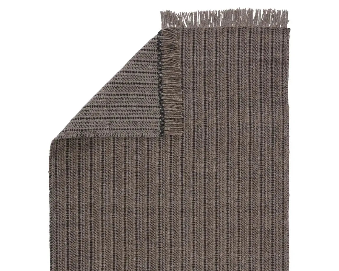 Morning Mantra MMR03 Dark Taupe/Black Rug - Rug & Home