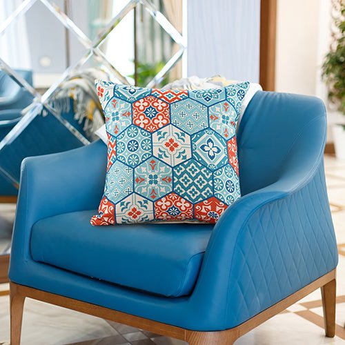 Mosaic 08226MLT Multi Pillow - Rug & Home