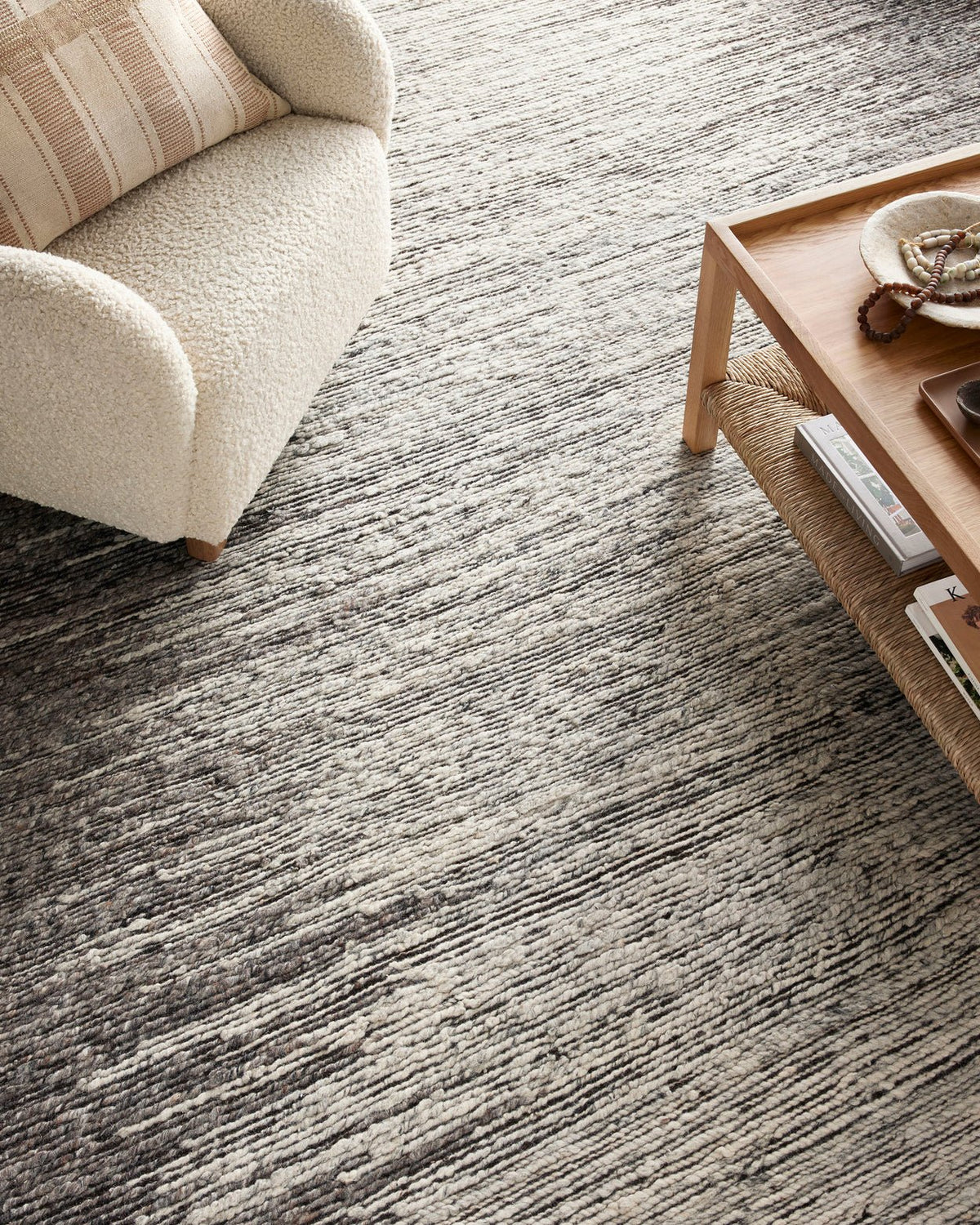 Mulholland MUL-01 Bark/Natural Rug - Rug & Home