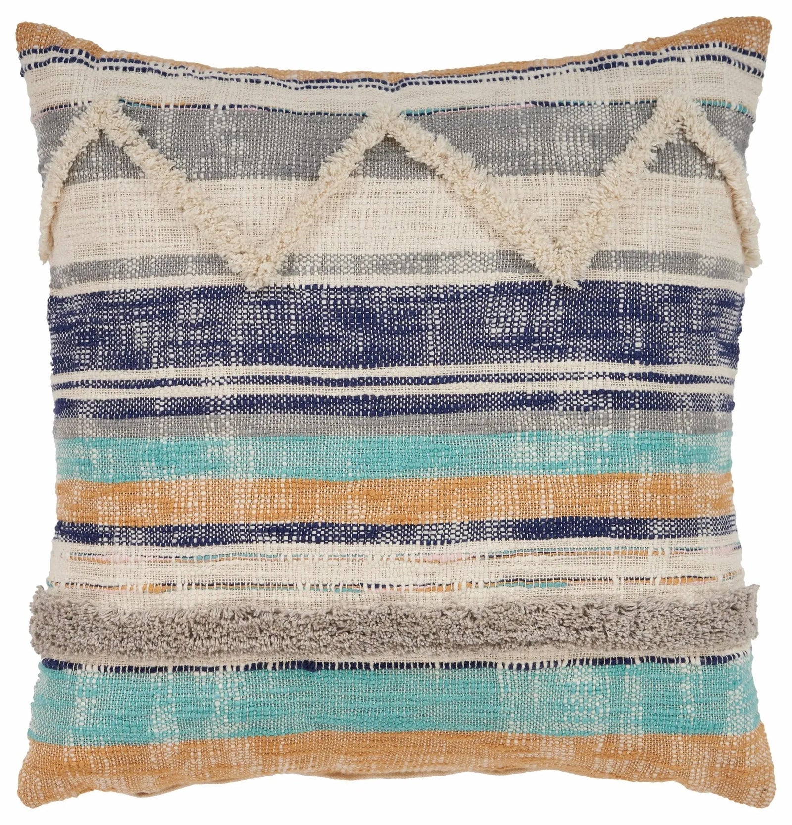 Multi Geometric Chevron LR07347 Throw Pillow - Rug & Home