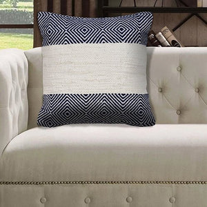 Multiplex 07352BLO Blue/Ivory Pillow - Rug & Home