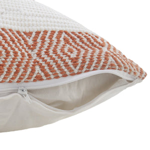 Multiplex Lr07650 Apricot/White Pillow - Rug & Home