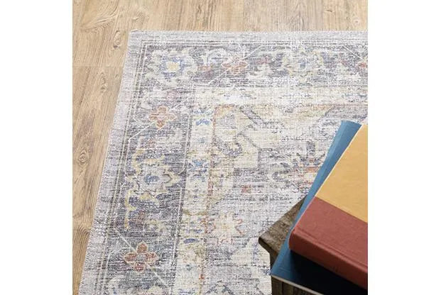 Myers Park Myp02 Blue/Gold Rug - Rug & Home