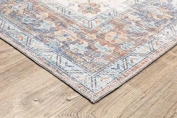 Myers Park Myp03 Rust/Blue Rug - Rug & Home