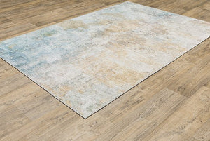 Myers Park MYP09 Yellow/Blue Rug - Rug & Home