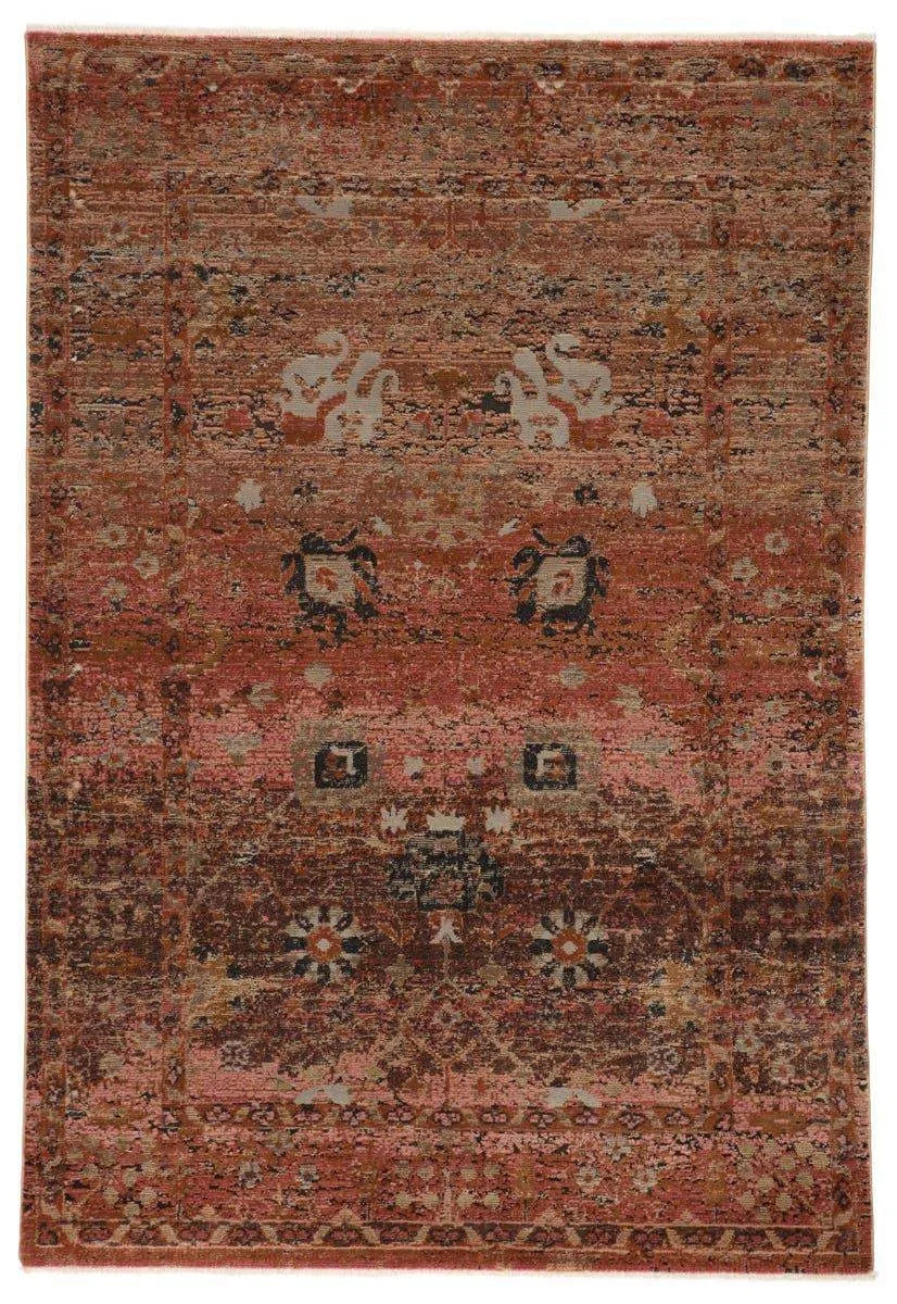 Myriad Myd03 Caruso Pink/Rust Rug - Rug & Home