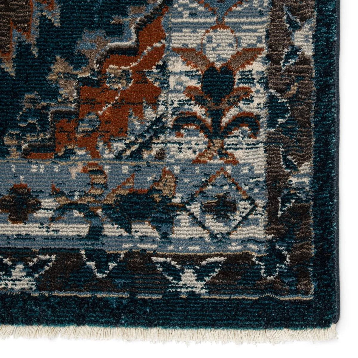 Myriad Myd10 Lia Blue/Rust Rug
