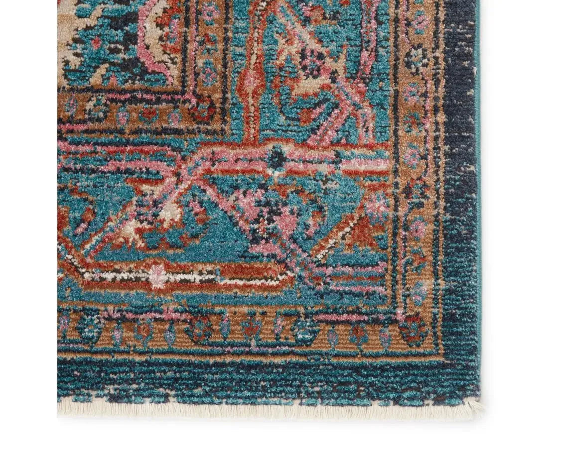 Myriad MYD12 Teal/Pink Rug - Rug & Home