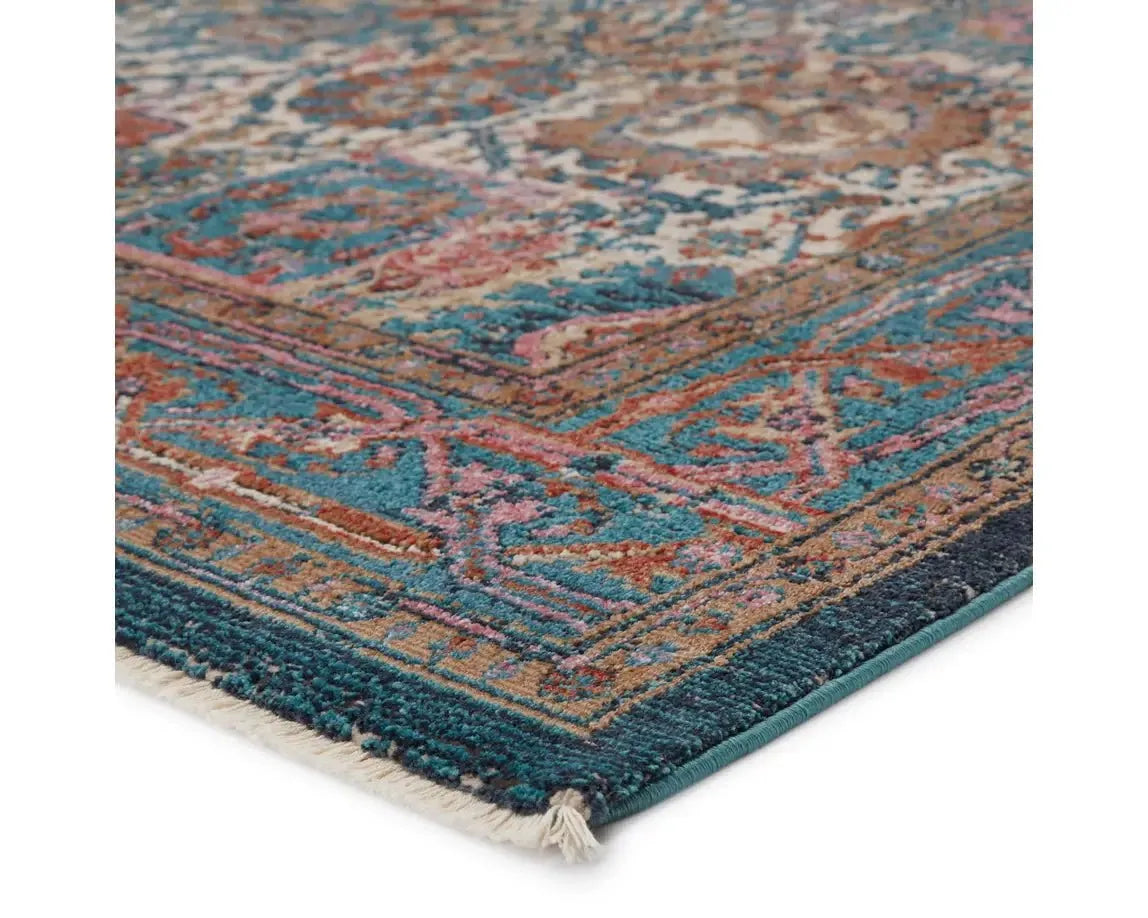 Myriad MYD12 Teal/Pink Rug - Rug & Home