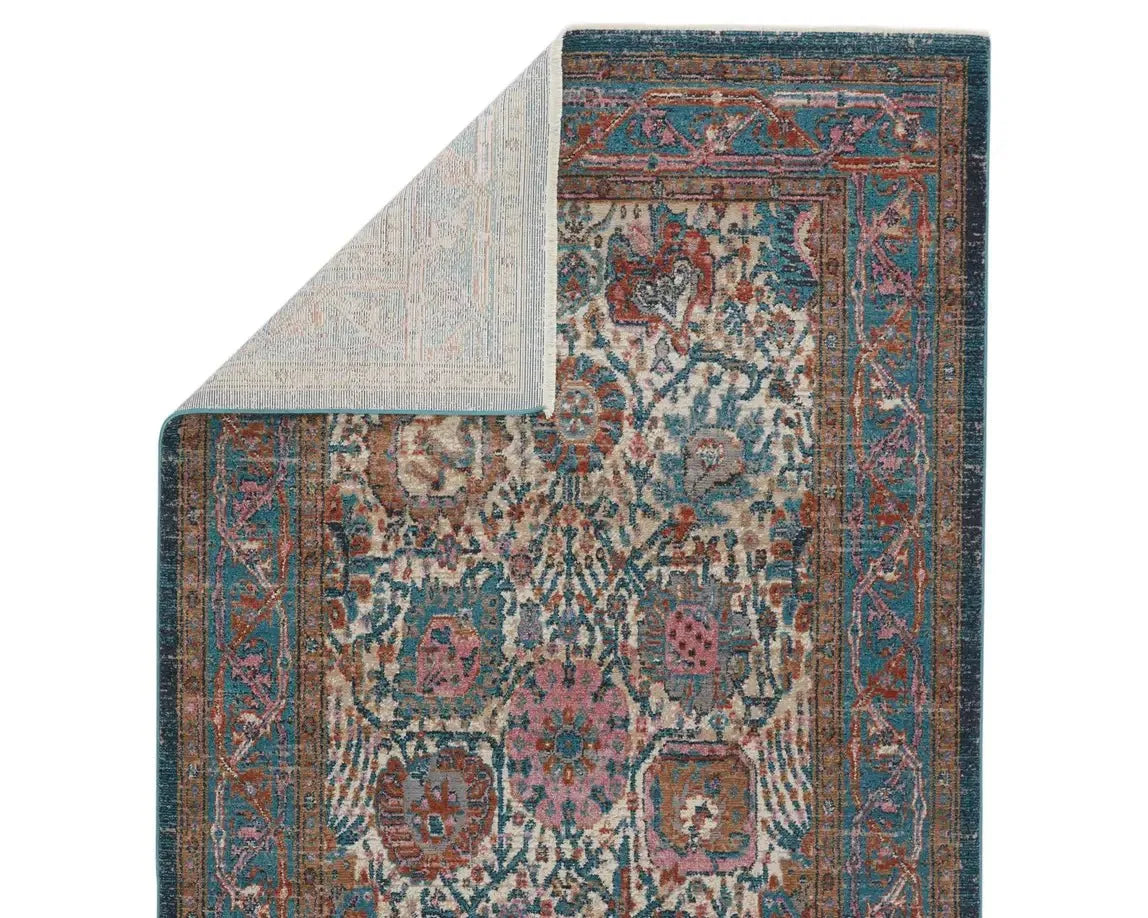 Myriad MYD12 Teal/Pink Rug - Rug & Home