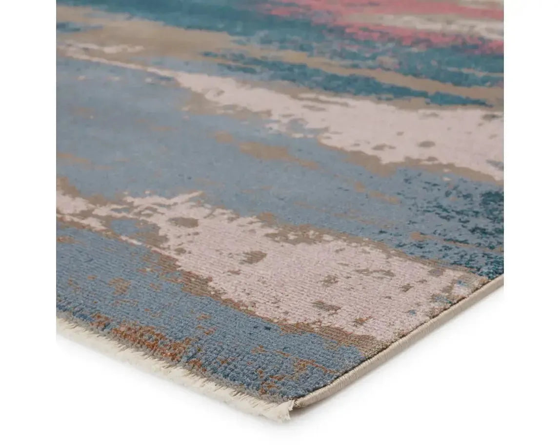 Myriad MYD18 Blue/Gold Rug