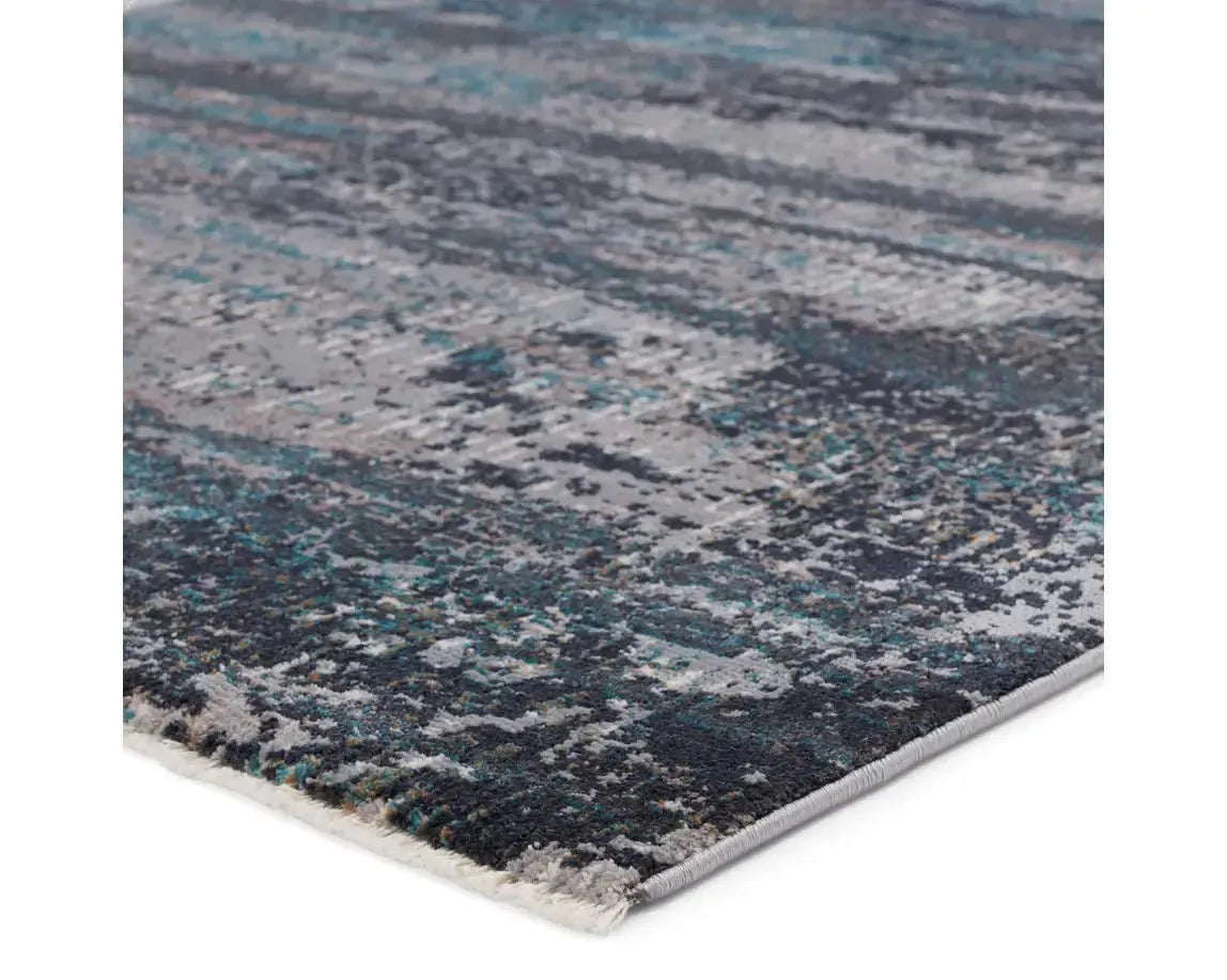 Myriad MYD21 Grey/Teal Blue Rug