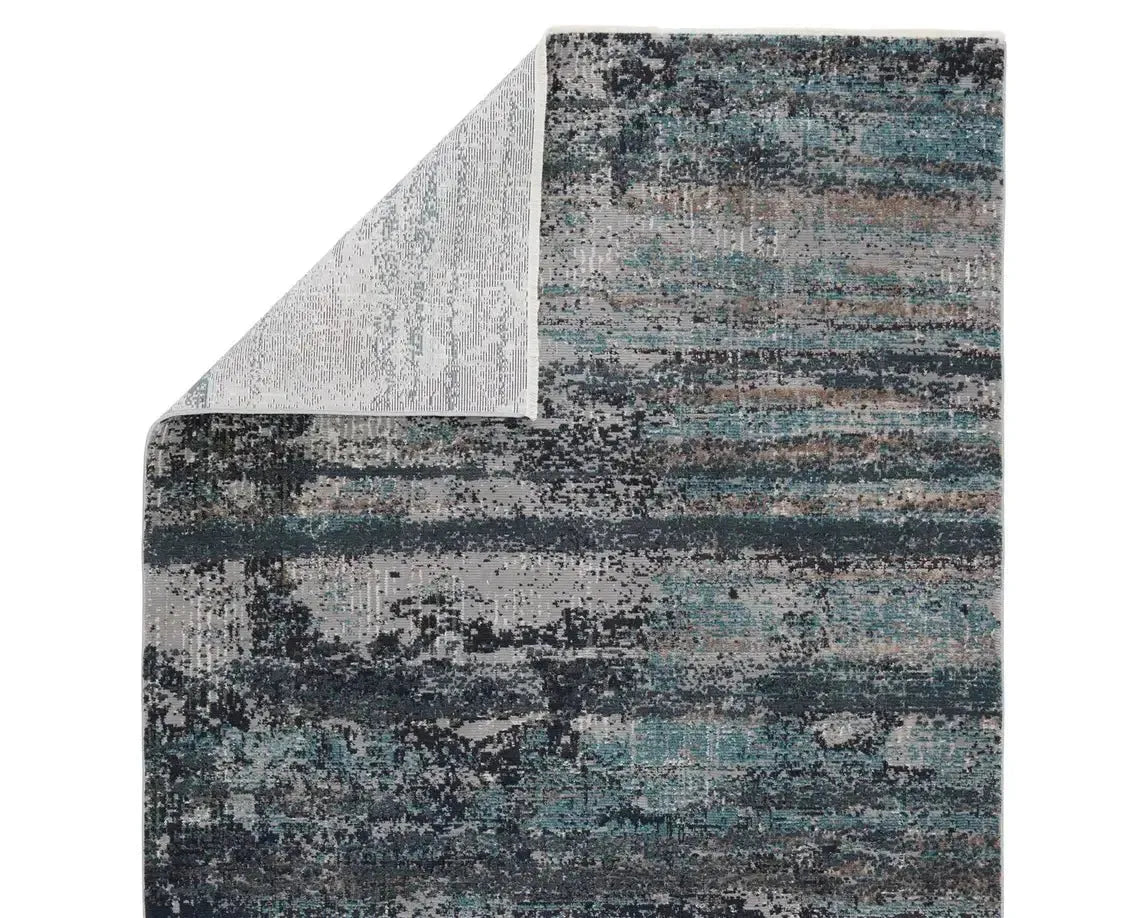 Myriad MYD21 Grey/Teal Blue Rug