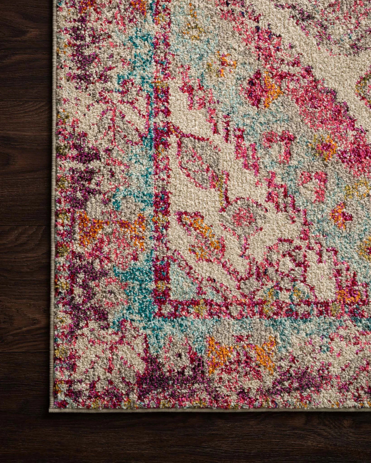 Nadia NN-03 Aqua/Pink Rug - Rug & Home