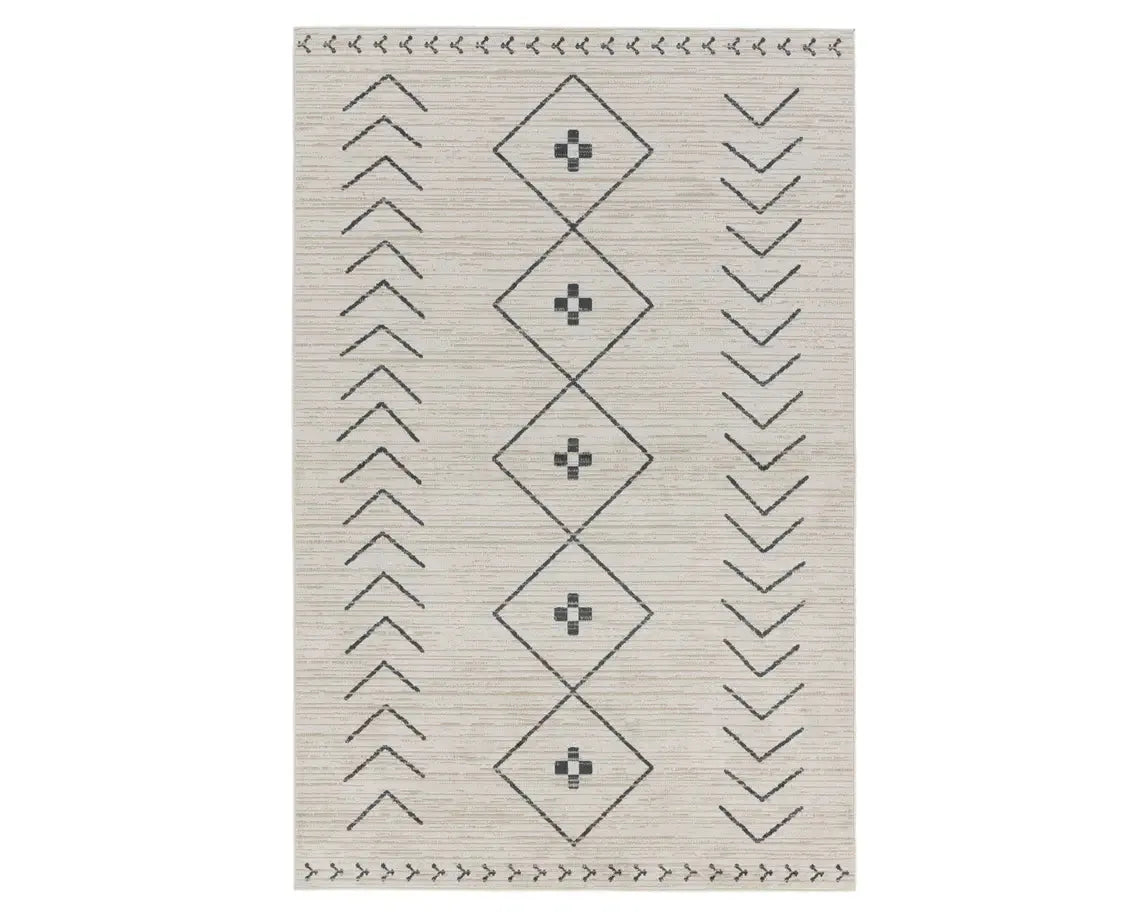 Nadine NDN01 Dark Slate/Tan Rug - Rug & Home