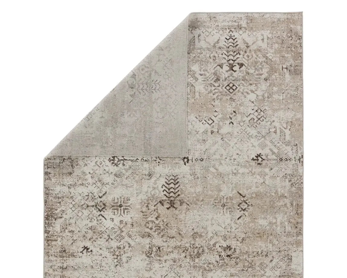 Nadine NDN03 Cream/Grey Rug - Rug & Home