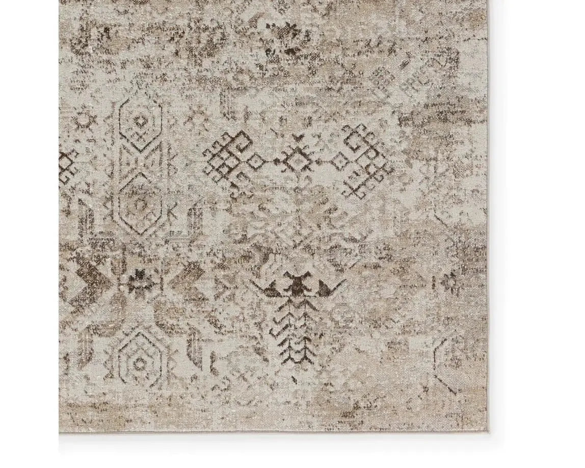 Nadine NDN03 Cream/Grey Rug - Rug & Home