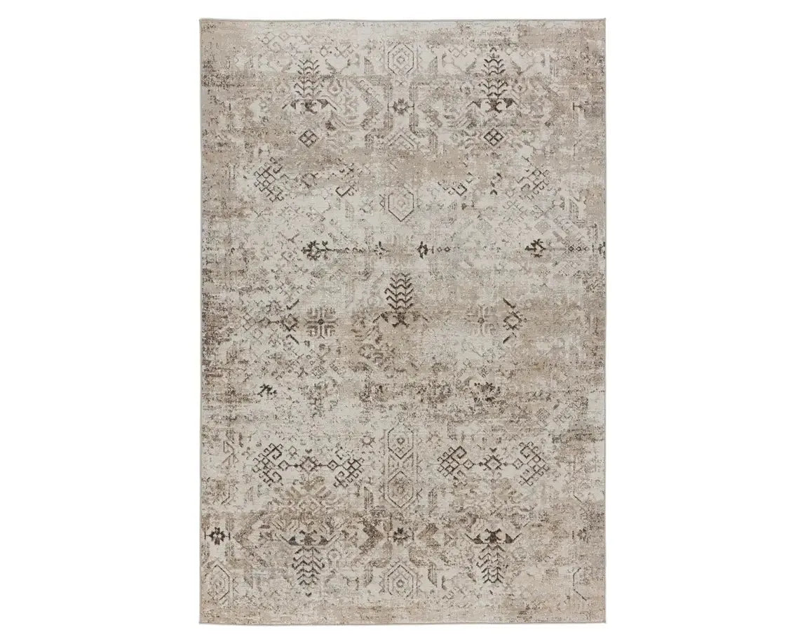 Nadine NDN03 Cream/Grey Rug - Rug & Home