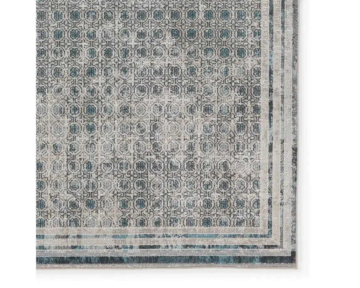 Nadine NDN04 Blue/Light Grey Rug - Rug & Home