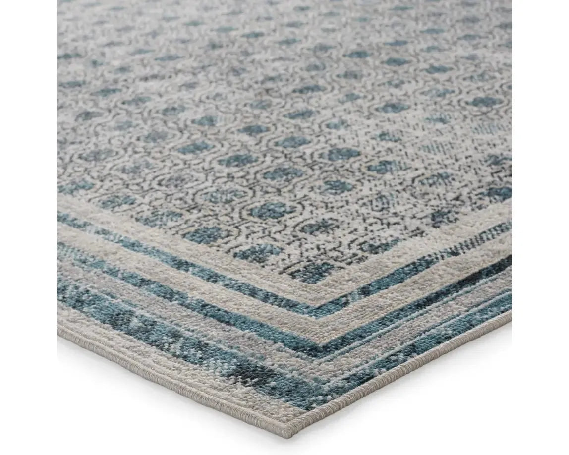 Nadine NDN04 Blue/Light Grey Rug - Rug & Home