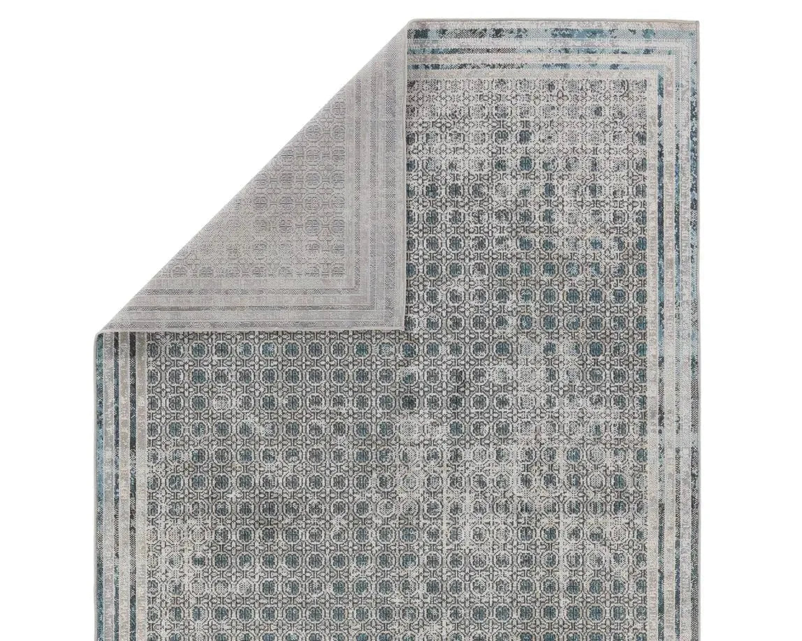 Nadine NDN04 Blue/Light Grey Rug - Rug & Home