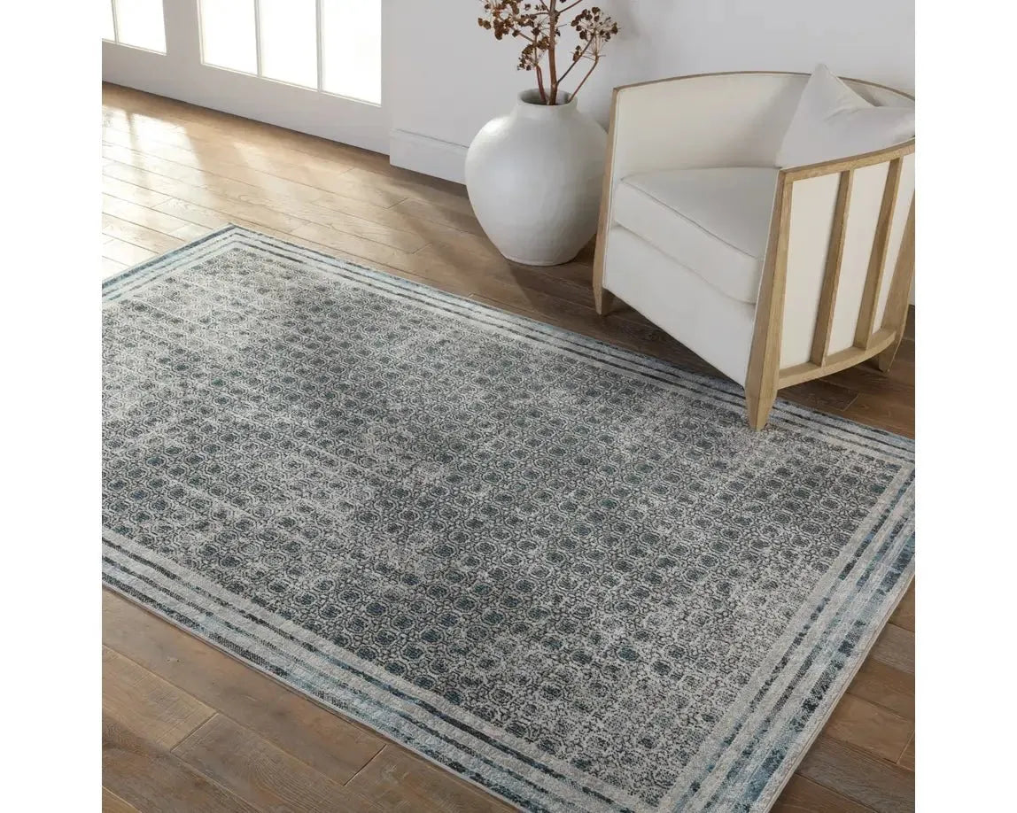 Nadine NDN04 Blue/Light Grey Rug - Rug & Home