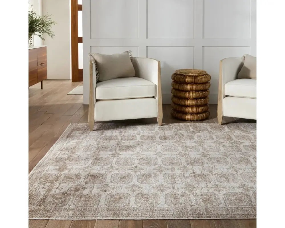 Nadine NDN05 Cream/Beige Rug - Rug & Home