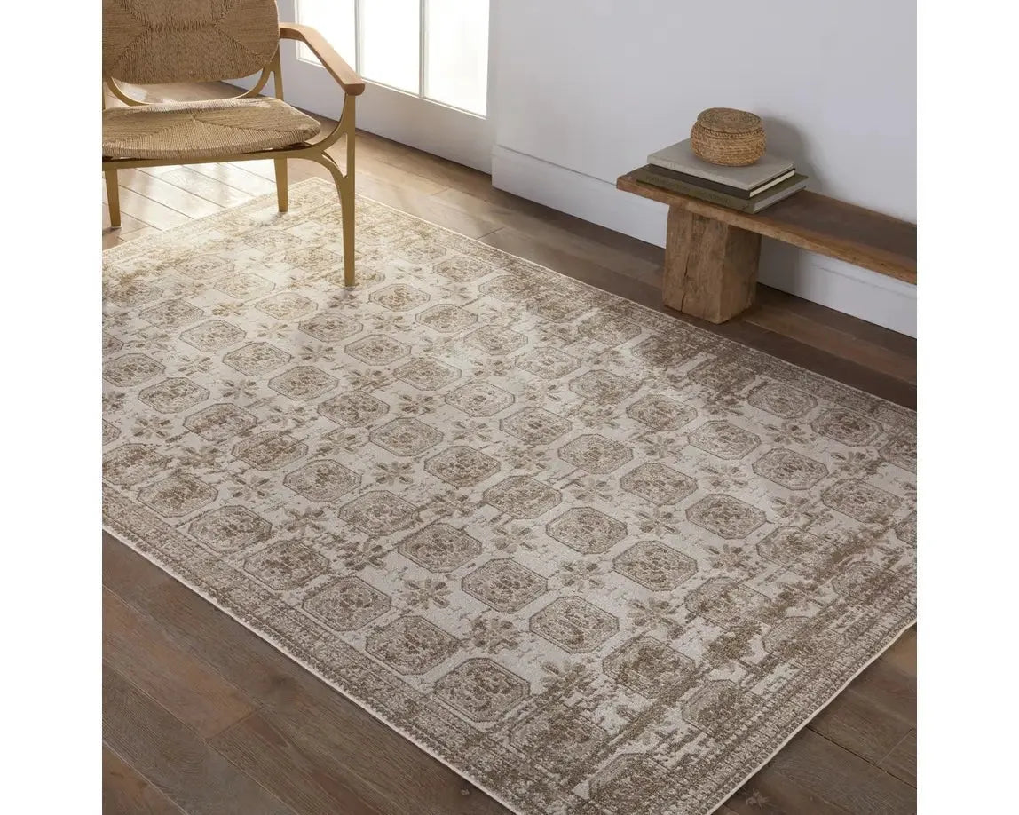 Nadine NDN05 Cream/Beige Rug - Rug & Home