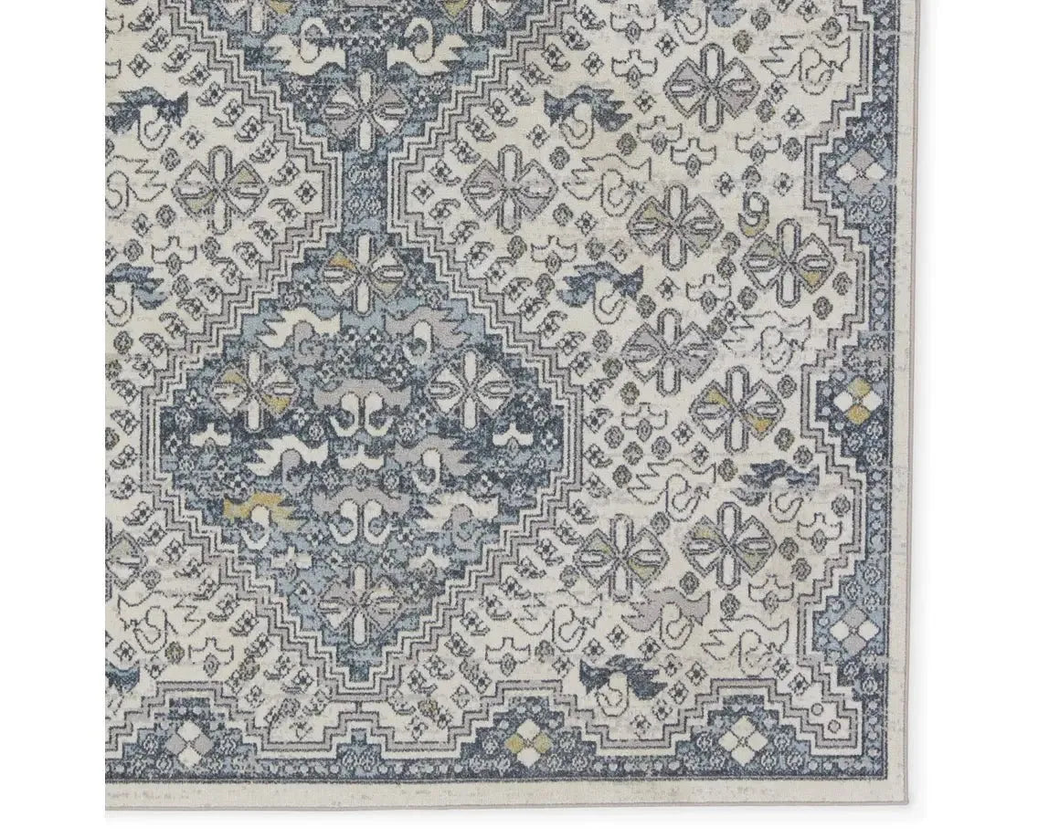 Nadine NDN06 Blue/Light Grey Rug - Rug & Home