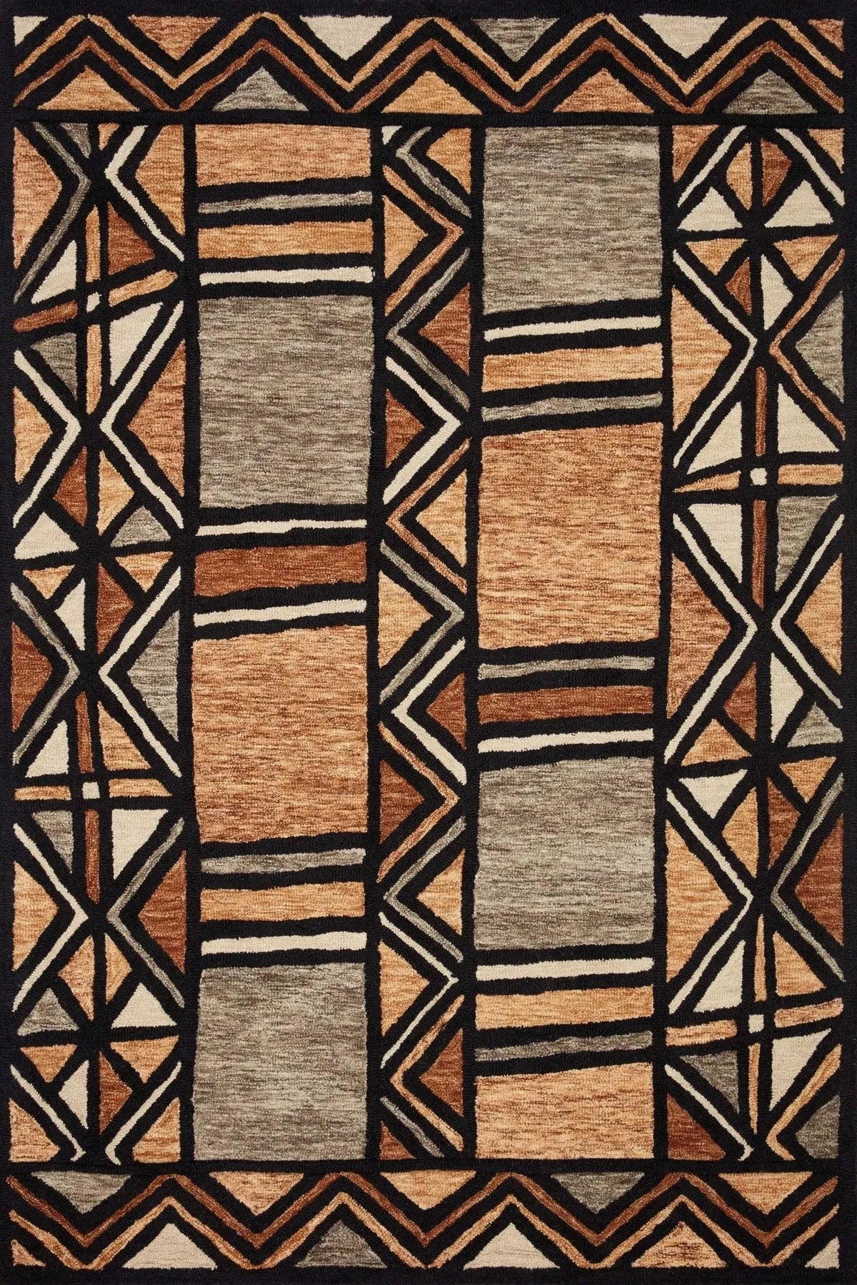 Nala Nal-07 Walnut/Multi Rug