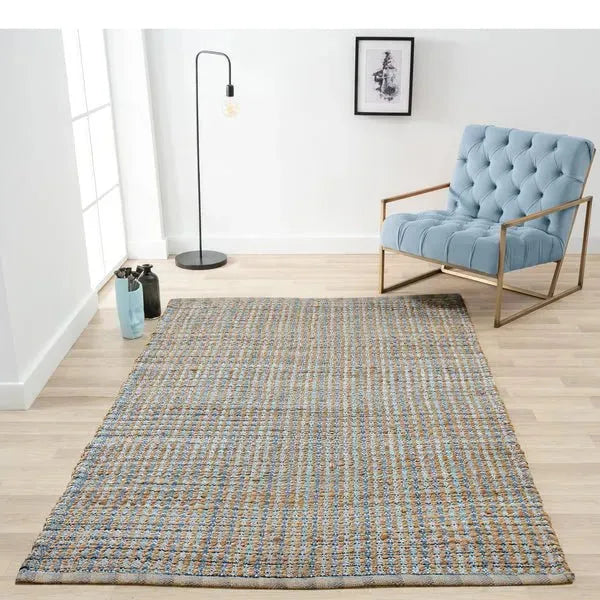 Natural 03305NAV Navy Rug