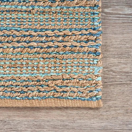 Natural 03314TEA Teal Rug