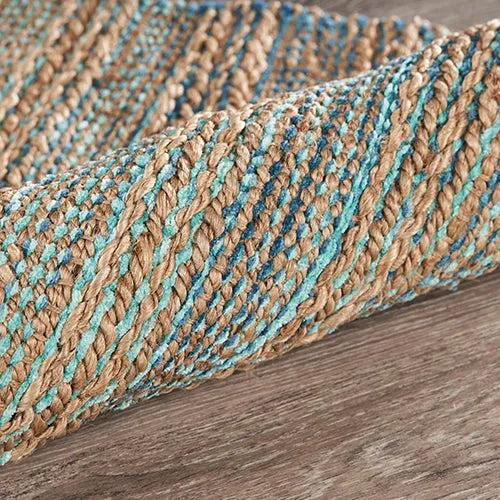 Natural 03314TEA Teal Rug