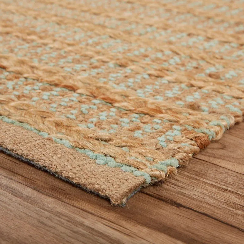 Natural 03317SEF Seafoam Rug - Rug & Home